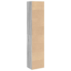 vidaXL Bibliothèque gris Sonoma 40x30x189 cm en bois d'ingénierie