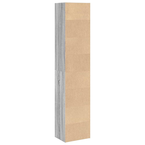 vidaXL Bibliothèque gris Sonoma 40x30x189 cm en bois d'ingénierie
