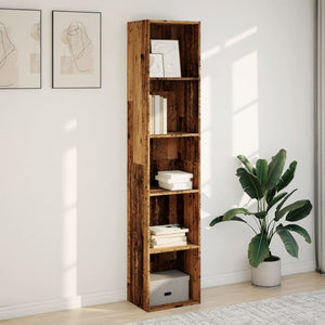 Bücherregal Altholz-Optik, 189 cm hoch