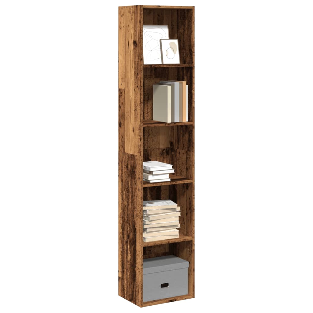 Bücherregal Altholz-Optik, 189 cm hoch