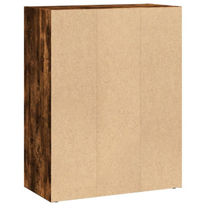 Bücherregal Räuchereiche 60x30x77 cm