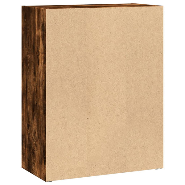 Bücherregal Räuchereiche 60x30x77 cm