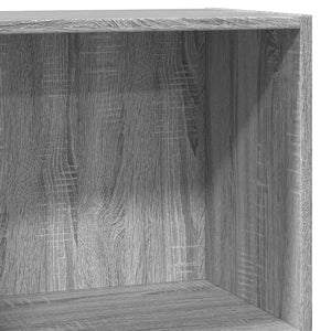 Bücherregal Grau Sonoma 60x30x77 cm