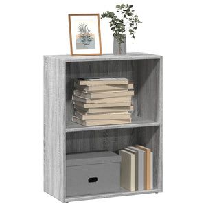 Bücherregal Grau Sonoma 60x30x77 cm