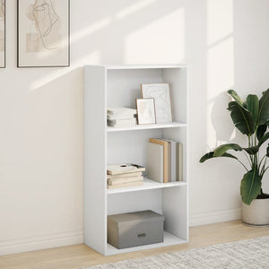 Bücherregal Weiß 60x30x114 cm