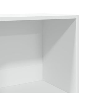Bücherregal Weiß 60x30x114 cm