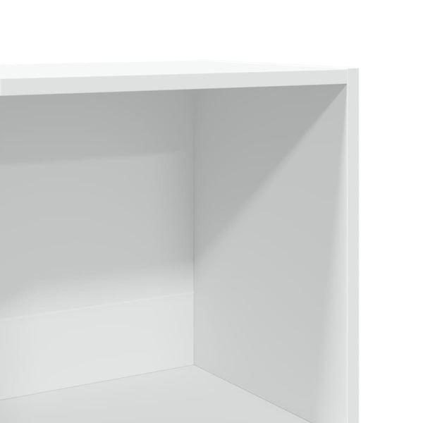 Bücherregal Weiß 60x30x114 cm