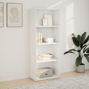 Weißes Bücherregal 60x30x152 cm