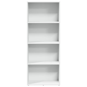 Weißes Bücherregal 60x30x152 cm