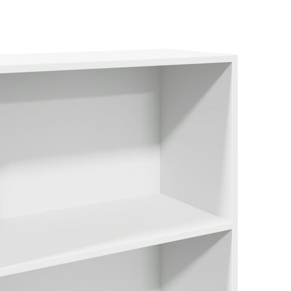 Weißes Bücherregal 60x30x152 cm