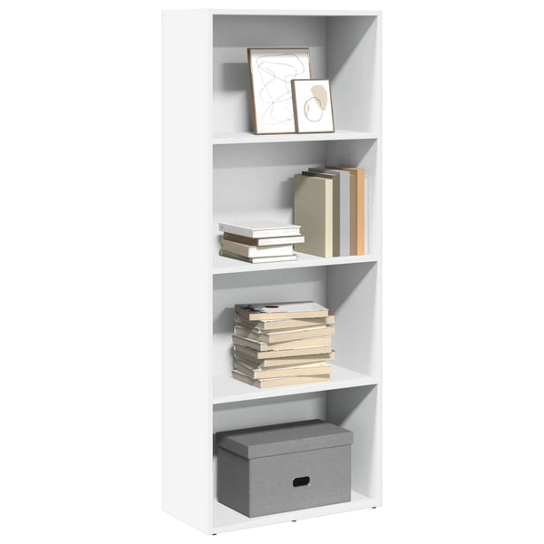Weißes Bücherregal 60x30x152 cm