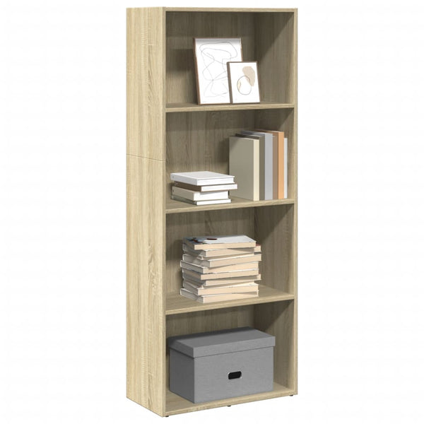Bücherregal Sonoma-Eiche 60x152 cm