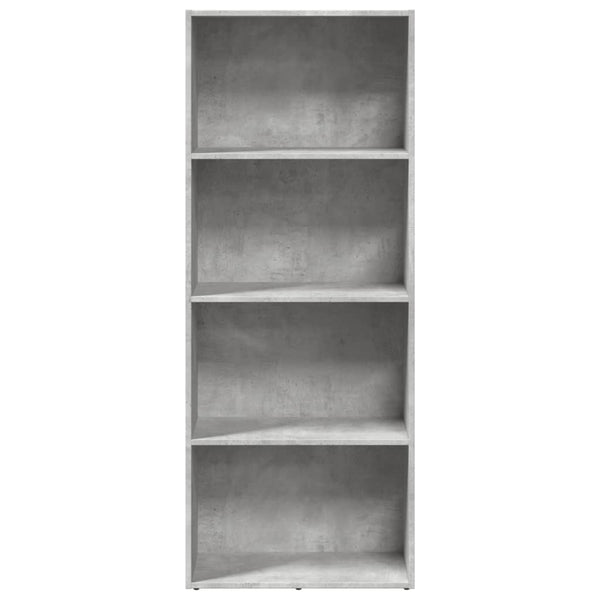 Bücherregal Betongrau 60x30x152 cm