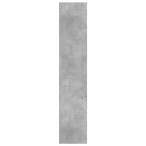 Bücherregal Betongrau 60x30x152 cm