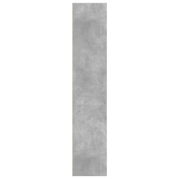 Bücherregal Betongrau 60x30x152 cm