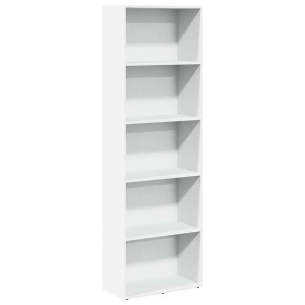 Bücherregal Weiß 60x30x189 cm