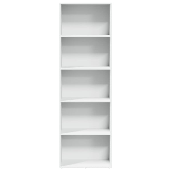 Bücherregal Weiß 60x30x189 cm