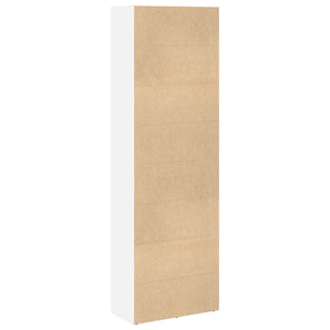 Bücherregal Weiß 60x30x189 cm