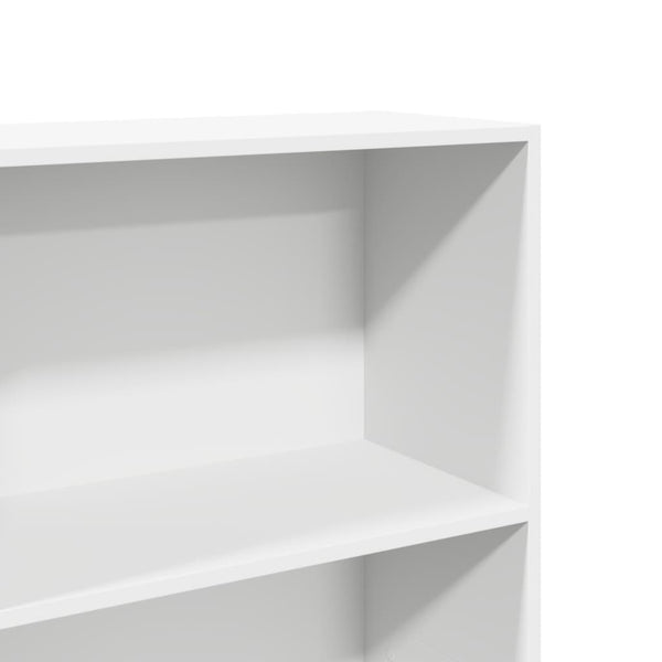 Bücherregal Weiß 60x30x189 cm