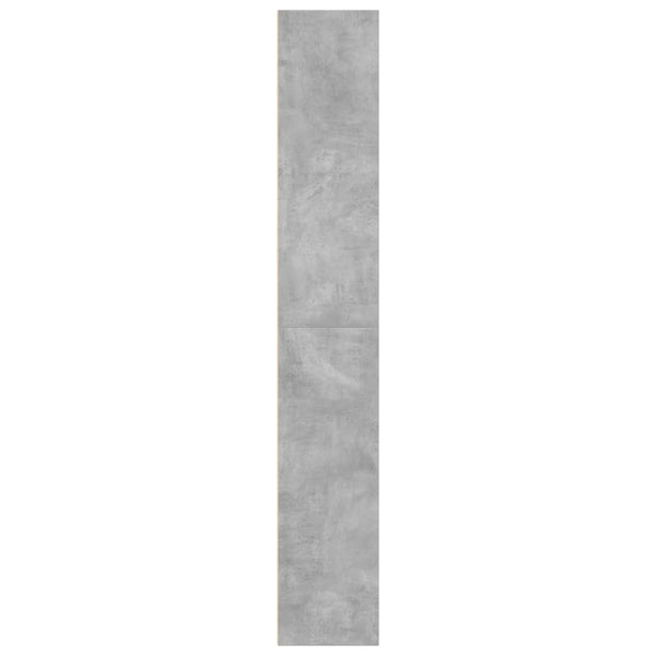 Bücherregal Betongrau 60x30x189 cm
