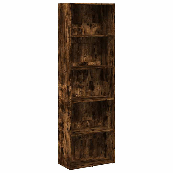 Bücherregal Räuchereiche 60x30x189 cm