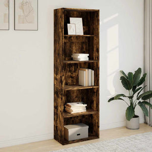 Bücherregal Räuchereiche 60x30x189 cm