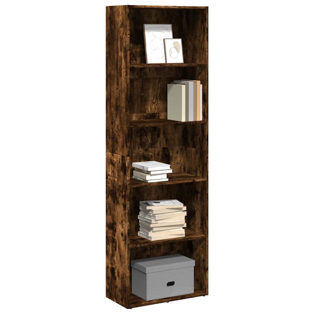 Bücherregal Räuchereiche 60x30x189 cm
