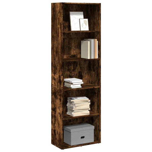 Bücherregal Räuchereiche 60x30x189 cm