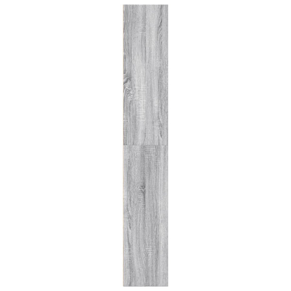 Bücherregal Grau Sonoma 60x30x189 cm
