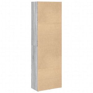 Bücherregal Grau Sonoma 60x30x189 cm