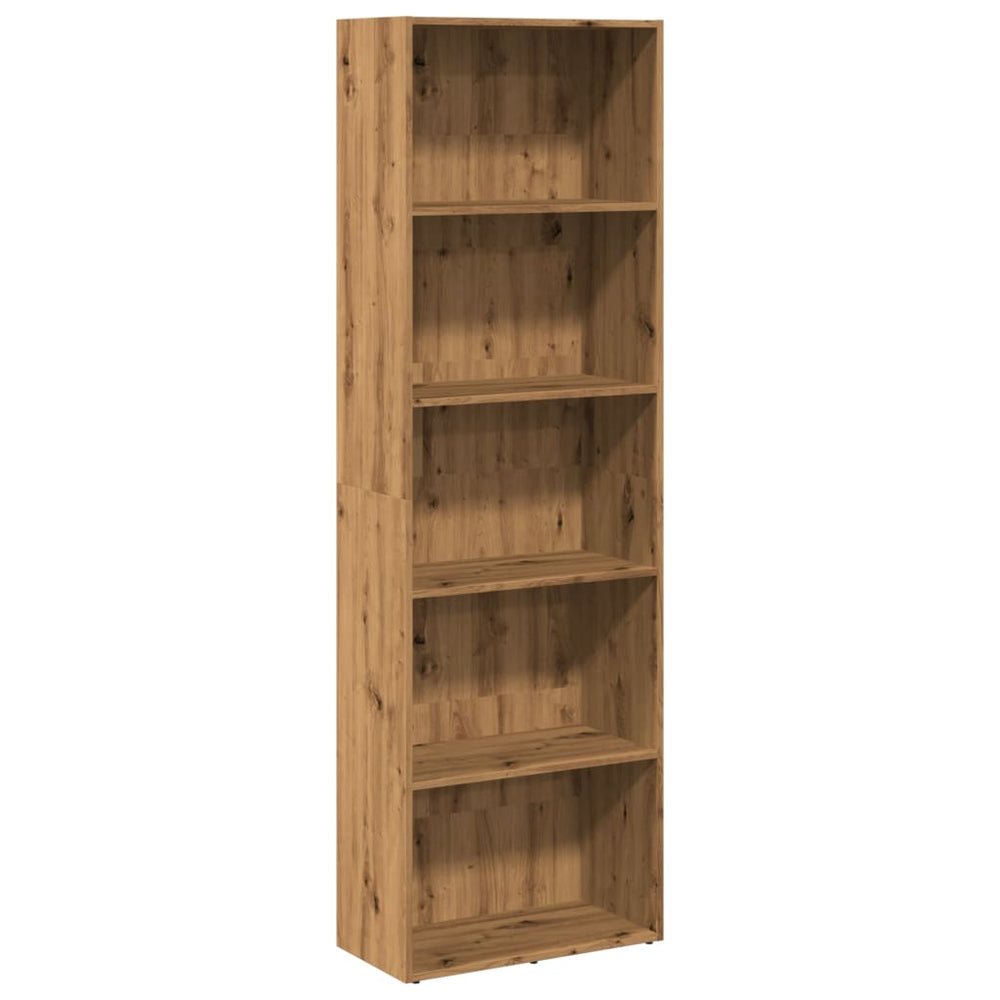 vidaXL Bookcase Artisan Oak 60x30x189 cm Engineered Wood