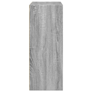 Bücherregal Grau Sonoma 80 cm