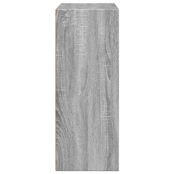 Bücherregal Grau Sonoma 80 cm