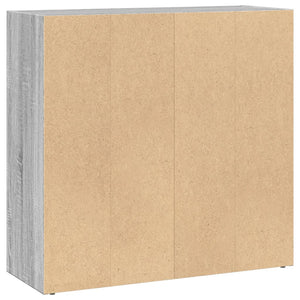 Bücherregal Grau Sonoma 80 cm