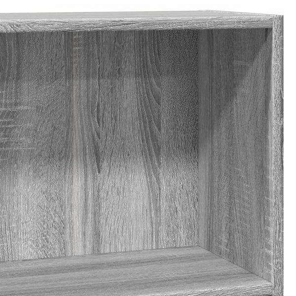 Bücherregal Grau Sonoma 80 cm