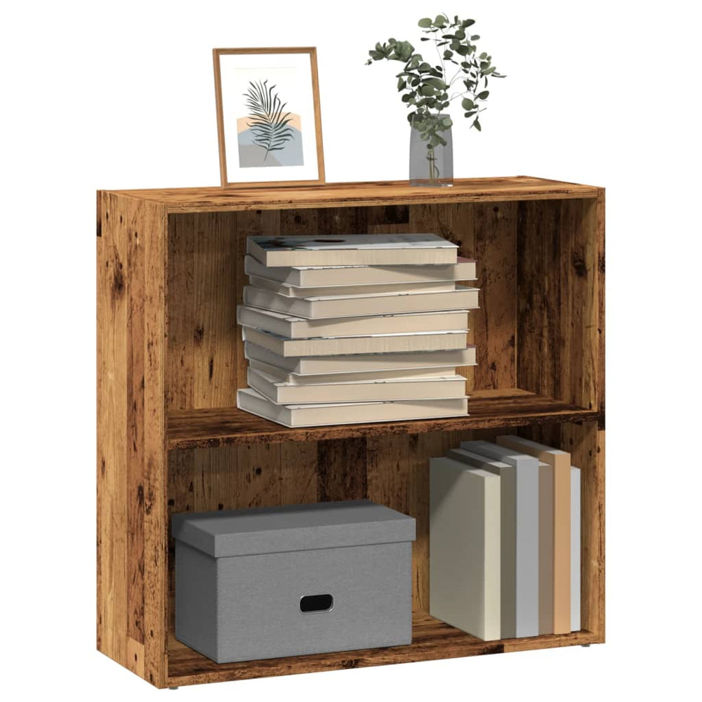 vidaXL Bookcase Reclaimed Wood Look 80x30x77 cm Engineered Wood