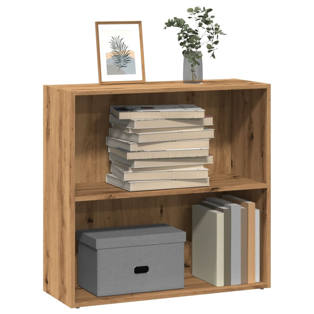 vidaXL Bookshelf Artisan Oak 80x30x77 cm Engineered Wood