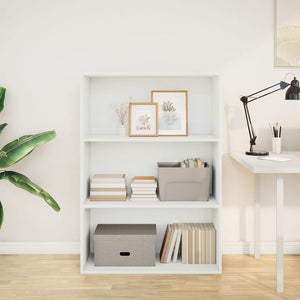 Bücherregal Weiß 80x30x114 cm