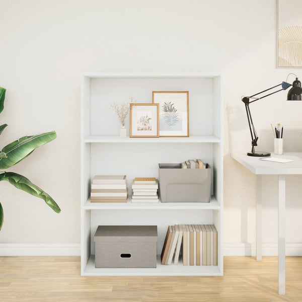 Bücherregal Weiß 80x30x114 cm