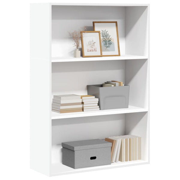 Bücherregal Weiß 80x30x114 cm