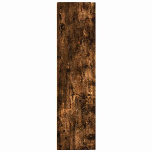 vidaXL Bibliothèque en chêne fumé 80x30x114 cm Bois d'ingénierie