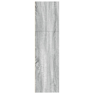 Bücherregal Grau Sonoma 80x30x114 cm