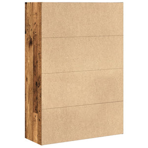 Bücherregal Altholz-Optik, 80x114 cm