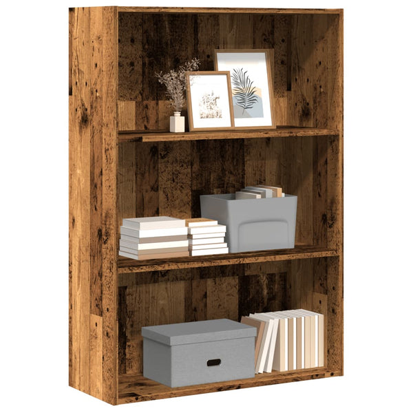 Bücherregal Altholz-Optik, 80x114 cm