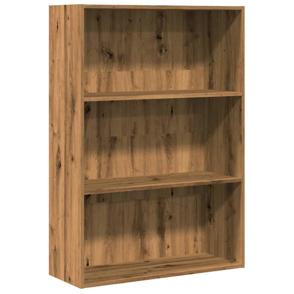 vidaXL Bookshelf Artisan Oak 80x30x114 cm Engineered Wood