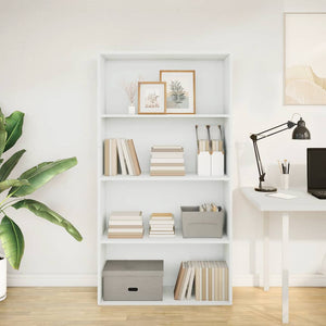Weißes Bücherregal 80x30x152 cm