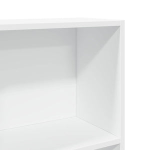 Weißes Bücherregal 80x30x152 cm
