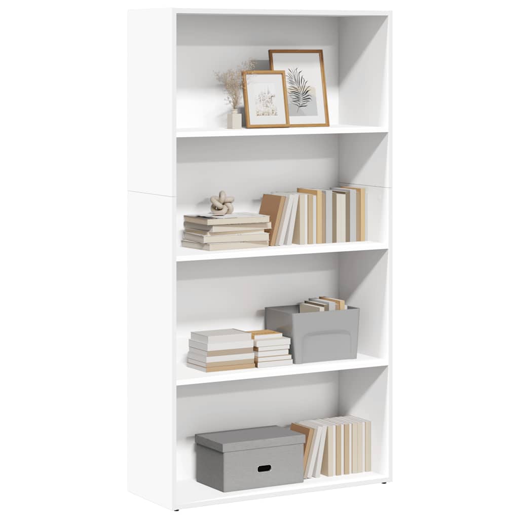Weißes Bücherregal 80x30x152 cm