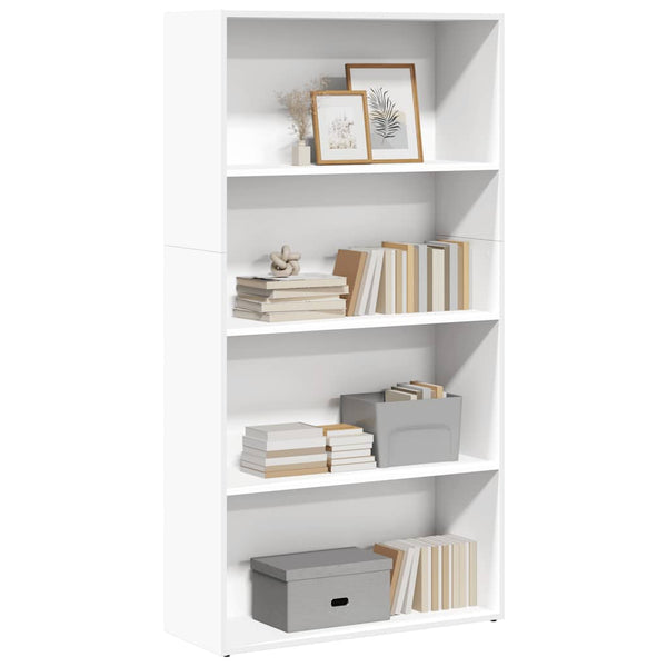 Weißes Bücherregal 80x30x152 cm