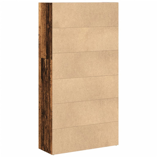Bücherregal Altholz-Optik, 80 cm breit